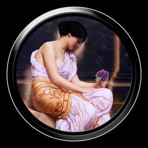 Violets Sweet Violets by John Godward LM Shift